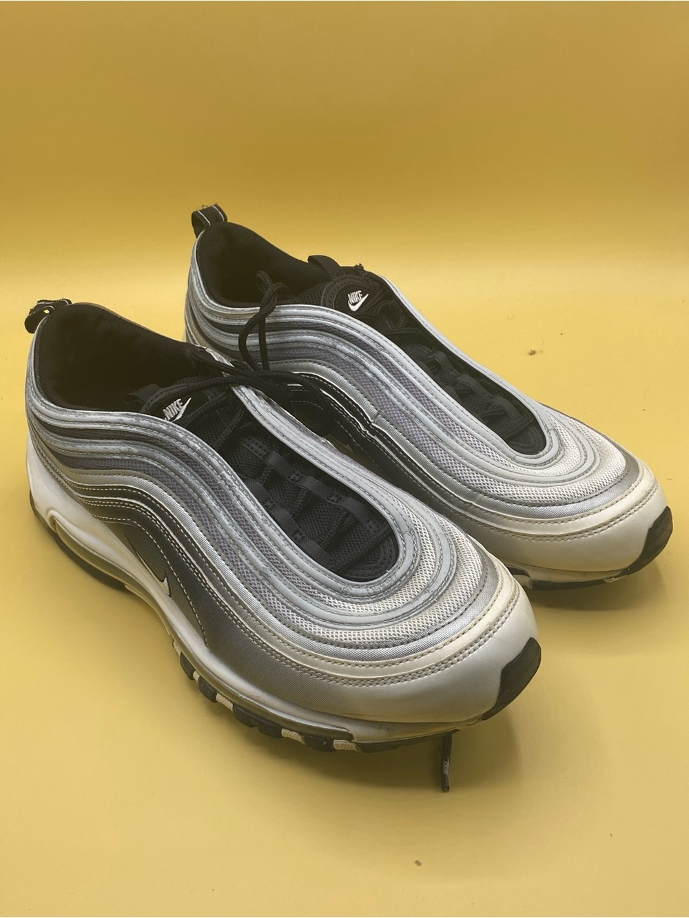 Nike Men’s Air Max 97 in Black and Silver
